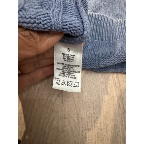 Aeropostale Oversized Sweater vest. Pale blue. Size Small - Picture 6 of 6